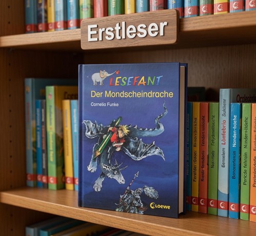 Kinderbuch lesefant der - kinderbuch,