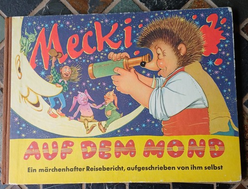 Mecki auf dem mond altes - dem,