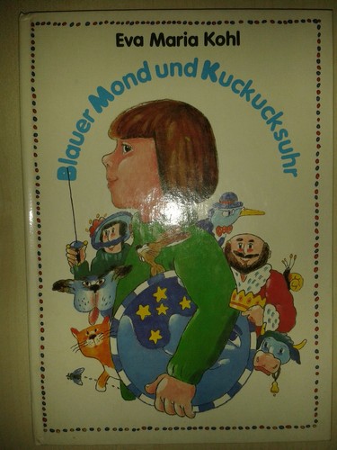 Blauer mond und - blauer, kuckucksuhr
